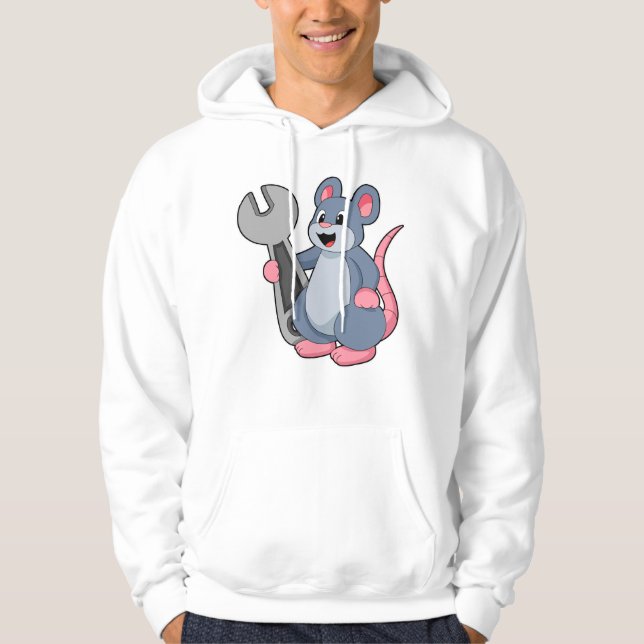 Veste À Capuche Rat comme mécanique avec clé (Devant)