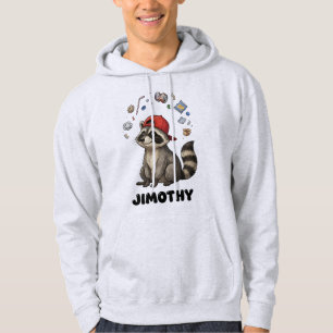 Veste À Capuche Raton laveur Jimothy drôle poubelle