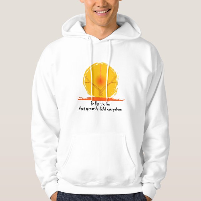 Veste À Capuche Rayons Solaires, (Devant)