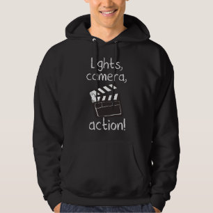 Veste À Capuche Réalisation de film Action Caméra Lumière Clap Cin