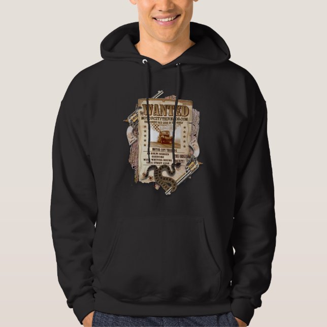 Veste À Capuche Recherché : Usage de emballage de véritable rue (Devant)