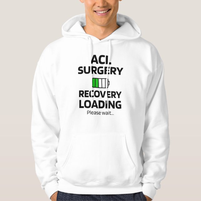 Veste À Capuche Récupération de la chirurgie ACL| Survivant de la  (Devant)