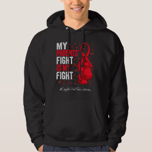 Veste À Capuche Red Ribbon Parents Congestif d'insuffisance cardia