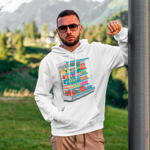 Veste À Capuche Réfrigérateur laitier de supermarché