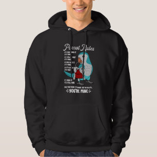 Veste À Capuche Règles de la maison des perroquets C'est à moi I P