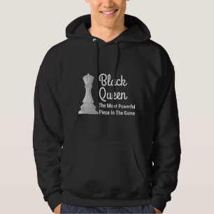 Veste À Capuche Reine Noire Drôle La Pièce La Plus Puissante Dans