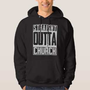 Veste À Capuche Religion chrétienne de Straight Outta Church Jesu