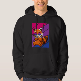 Veste À Capuche Renard avec drapeau bisexuel de fierté LGBTQ Fier 
