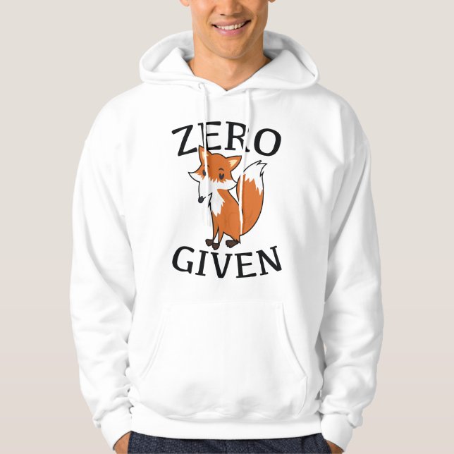 Veste À Capuche Renard zéro donné (Devant)