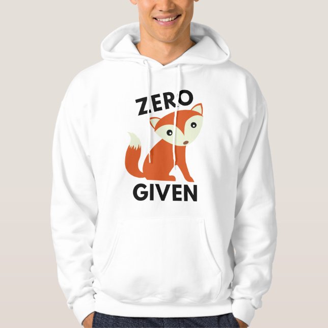 Veste À Capuche Renard zéro donné (Devant)