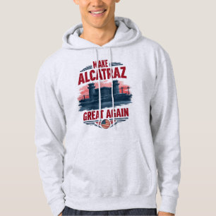 Veste À Capuche Rendre sa grandeur à Alcatraz - Satire Vintage