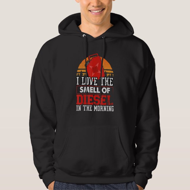 Veste À Capuche Réparation Mécanique De Voiture J'Aime L'Odeur De  (Devant)