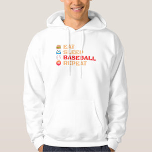 Veste À Capuche Répéter le baseball du sommeil
