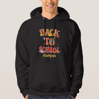 Veste À Capuche Retour à l'école 2e année Équipe Enseignant Élèves