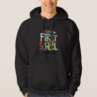 Veste À Capuche Retour à l'école Premier jour d'école heureux Mign