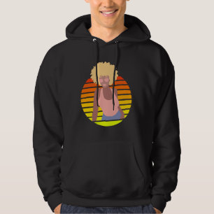 VESTE À CAPUCHE RETRO AFRO QUEEN - REINE AFRO-AMÉRICAINE