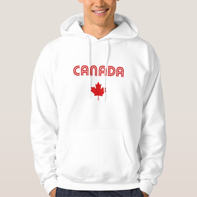Veste À Capuche Rétro Canada (Devant)