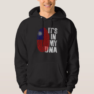 Veste À Capuche Rétro C'est Dans Mon ADN Taiwan Empreinte digitale