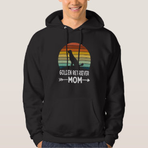 Veste À Capuche Retro Golden Retriever Maman Cadeaux Golden Retrie