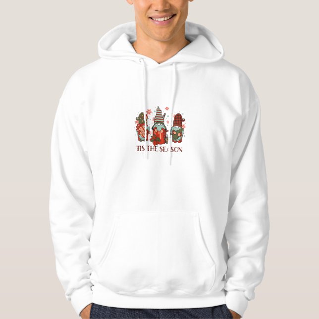 Veste À Capuche Retro Joyeux Noël Chaud Coca Tis Seine Gno (Devant)