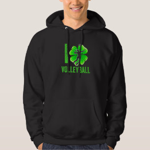 Veste À Capuche Retro Love Irish Volleyball Shamrock Sport St Part