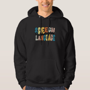 Veste À Capuche Rétro SLP Orthophoniste Thérapie de la parole
