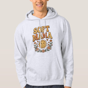 Veste À Capuche Rétro Sunshine Soft Mama PNG - Vintage Daisy Flora