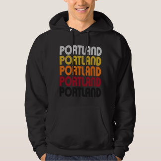Veste À Capuche Rétro sweatshirt à capuchon de pull de Portland
