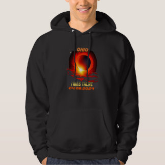 Veste À Capuche Retro Total Solar Eclipse 2024 Ohio