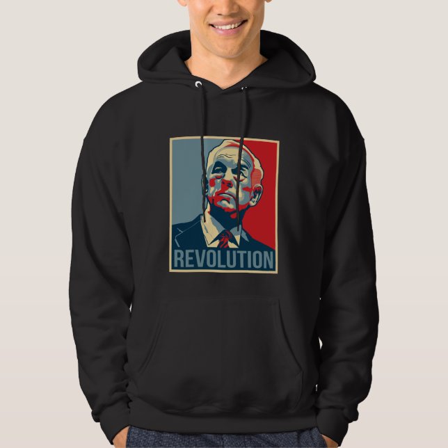 Veste À Capuche Révolution de Ron Paul (Devant)