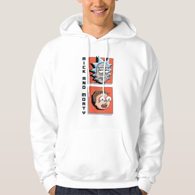 Veste À Capuche RICK ET MORTY™ | Graphique de panneau de pixels (Devant)