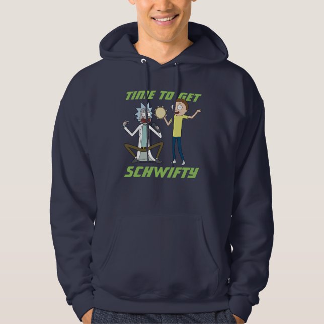 Veste À Capuche RICK ET MORTY™ | Il Est Temps D'Obtenir Schwifty (Devant)
