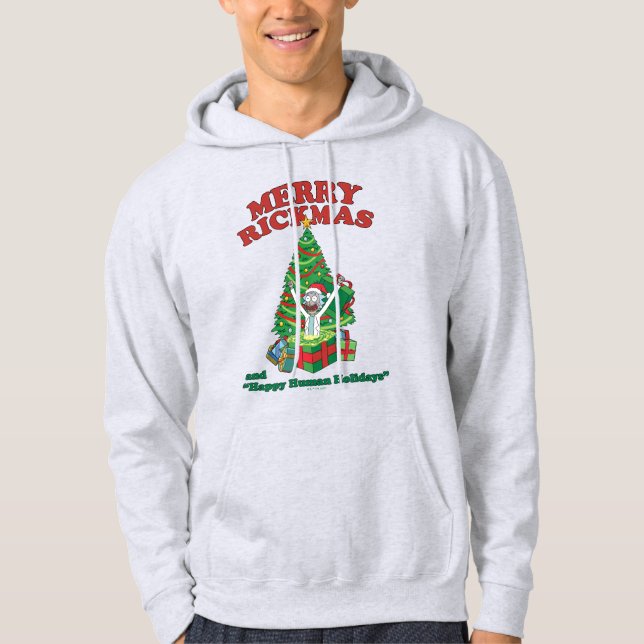Veste À Capuche Rick et Morty | Portail Rick Merry Rickmas (Devant)