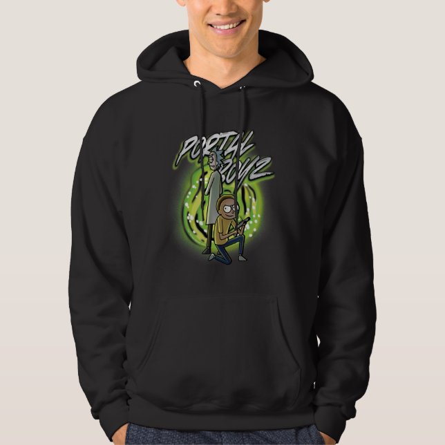 Veste À Capuche Rick et Morty - Portal Boyz (Devant)