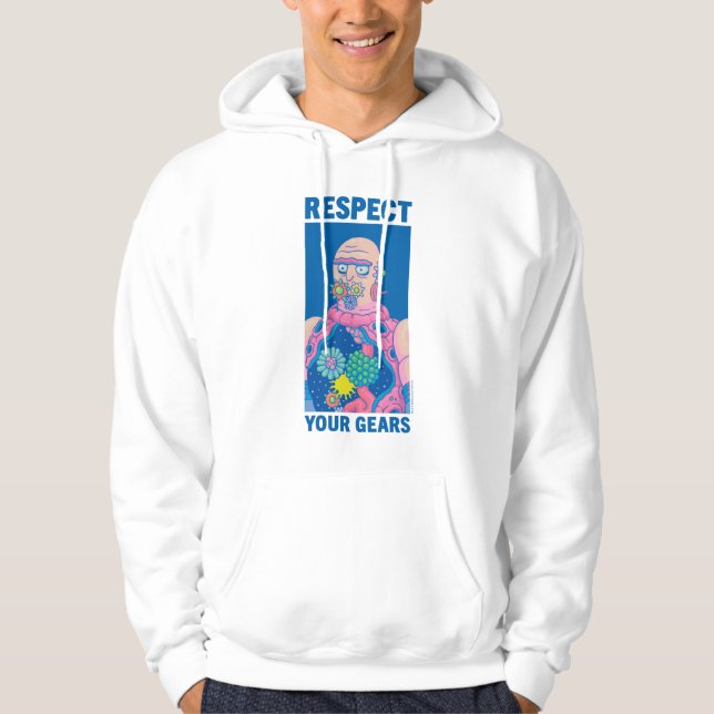 Veste À Capuche RICK ET MORTY™ | Respectez vos engrenages (Devant)