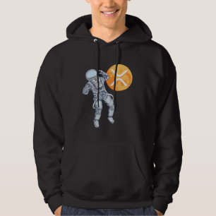 Veste À Capuche Ripple XRP Cryptodevise -Astronaute de Crypto