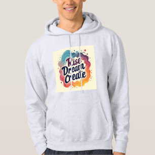 Veste À Capuche Rise Dream Create - Inspirationnel et dynamique