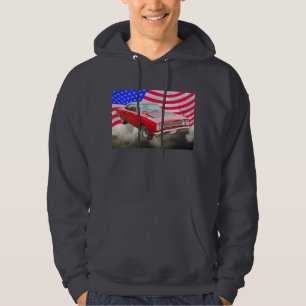 Veste À Capuche Roadrunner 1968 de Plymouth et drapeau américain