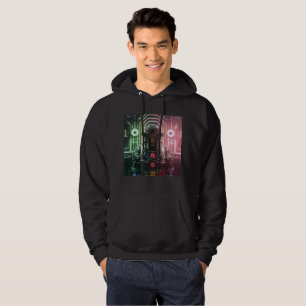 Veste À Capuche Robot 1 sweatshirt à capuchon noir