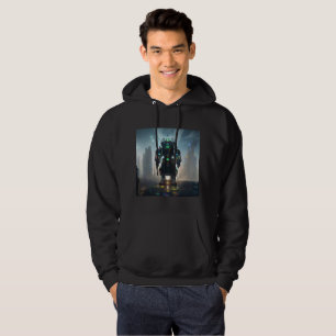 Veste À Capuche Robot 4 hommes sweat-shirt à capuche noir