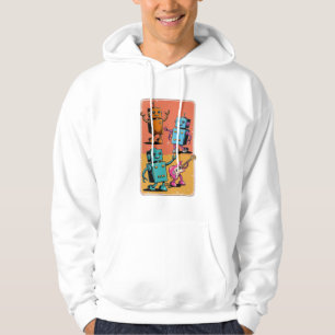 Veste À Capuche robots vintages