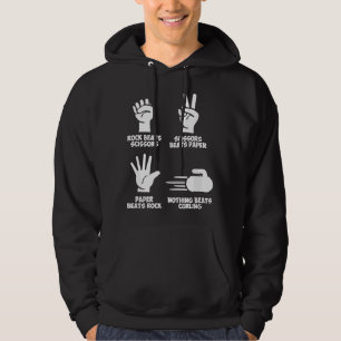 Veste À Capuche Roche Papier Rien ne bat le curling