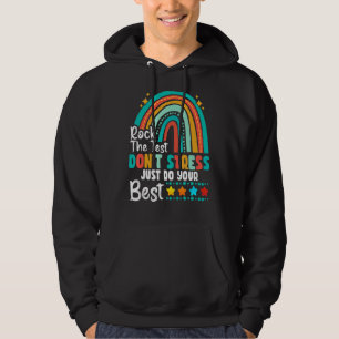 Veste À Capuche Rock The Test Ne Stress Pas Faites Votre Meilleur