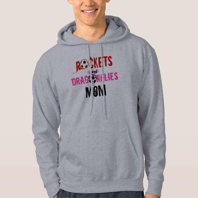 Veste À Capuche Rocket et maman de libellules (Devant)