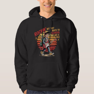 Veste À Capuche Rockin' Retour à l'école comme un pro