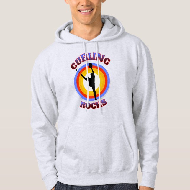Veste À Capuche Rocks de curling (Devant)