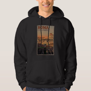 Veste À Capuche Rome - Colosseum et la lune