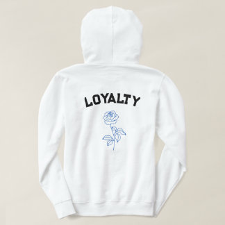 Veste À Capuche Rose bleu et loup (fidélité)