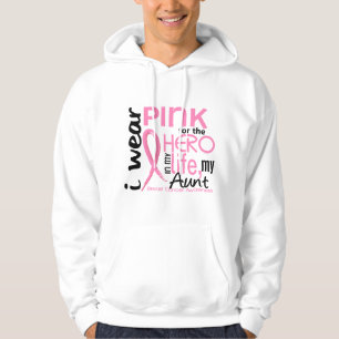 Veste À Capuche Rose pour le héros dans la tante cancer du sein d
