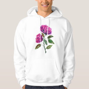 Veste À Capuche Roses violets
